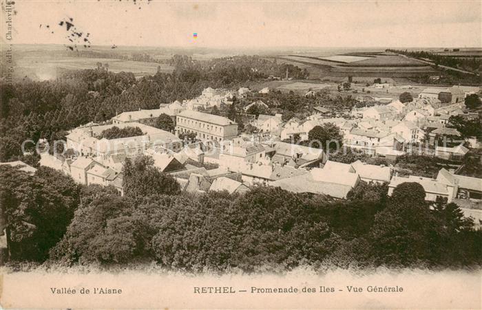 Rethel 08 Ardennes Promenade des Iles Vue generale