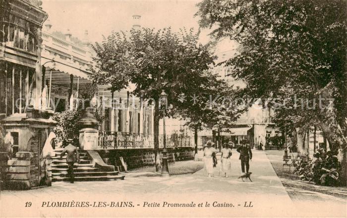Plombieres-les-Bains Vosges Petite Promenade et le Casino