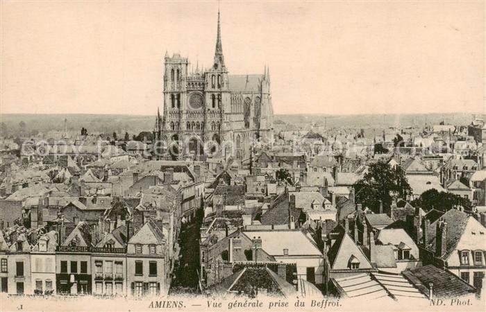 Amiens 80 Vue generale prise du Beffroi