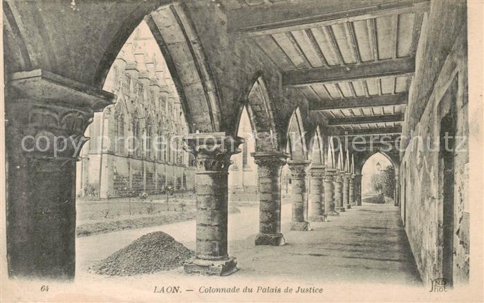 Laon 02 Aisne Colonnade du Palais de Justice
