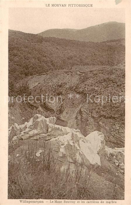 Villapourcon Le Mont Beuvray et les carrieres de marbre