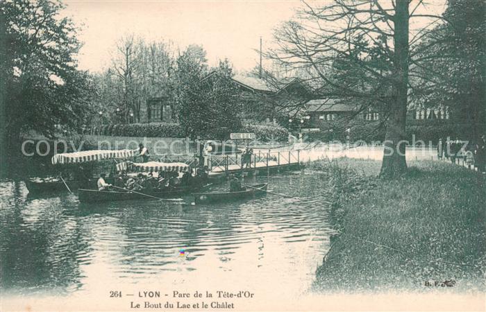 Lyon France Parc de la Tete-d’Or Le Bout du Lac et le Chalet