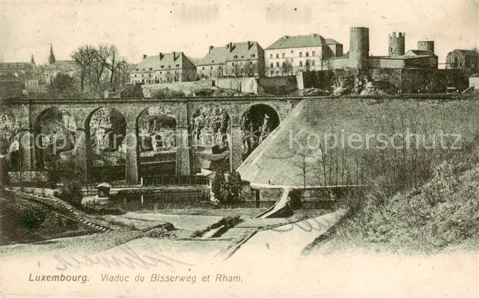 Luxembourg  Luxemburg Viaduc du Bisserweg et Rham