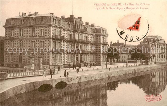 Verdun  55 Meuse Le Mess des Officiers Quai de la Republ