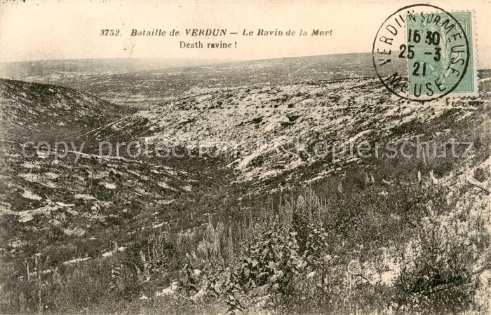 Verdun 55 Meuse Bataille de Verdun Le Ravin de la Mort