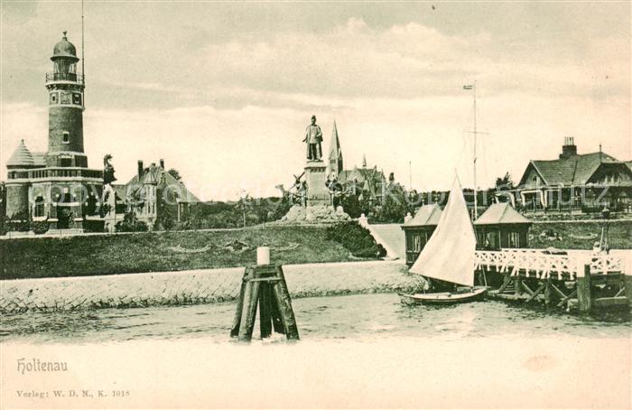 Holtenau Kiel Hafenpartie mit Leuchtturm