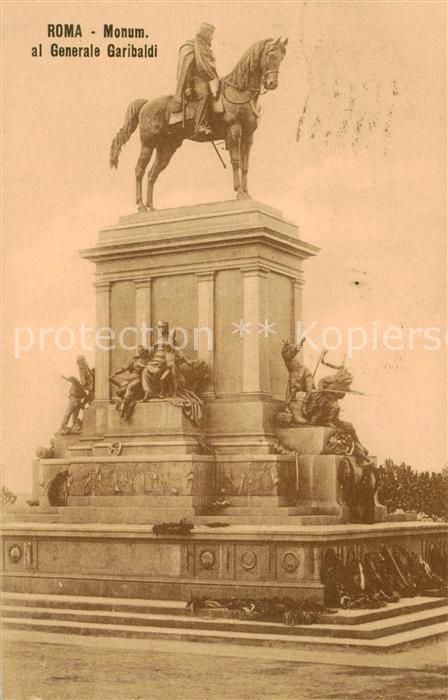 Roma  Rom IT Monum al Generale Garibaldi