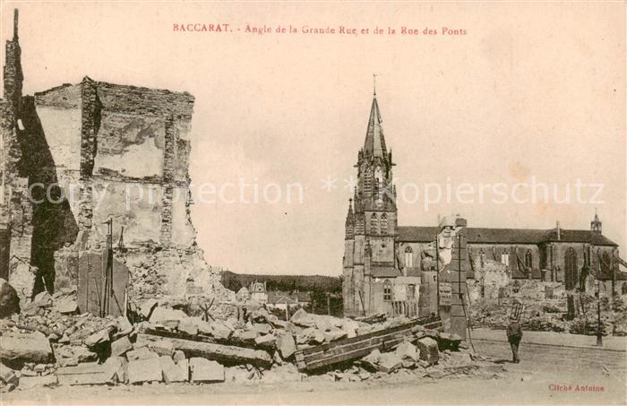 Baccarat 54 Angle de la Grande Rue et de la Rue des Ponts