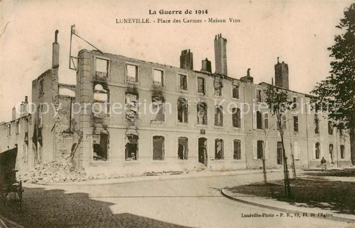 Luneville 54 Meurthe-et-Moselle Place des Carmes Maison Viox WK1