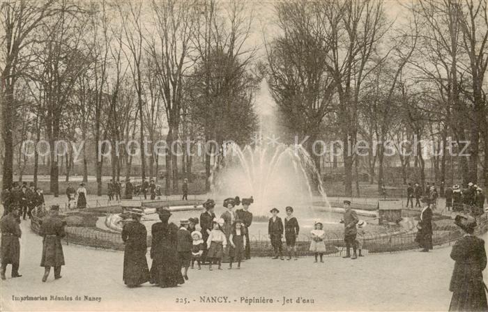 Nancy 54 Pepiniere Jet d eau