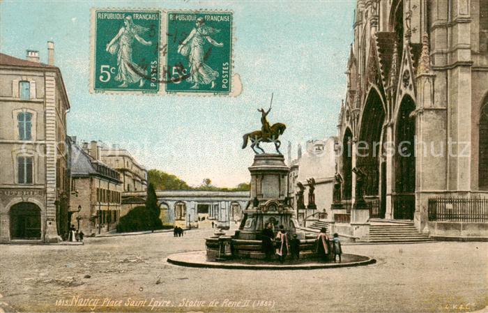 Nancy 54 Place Saint Epvre Statue de Rene II
