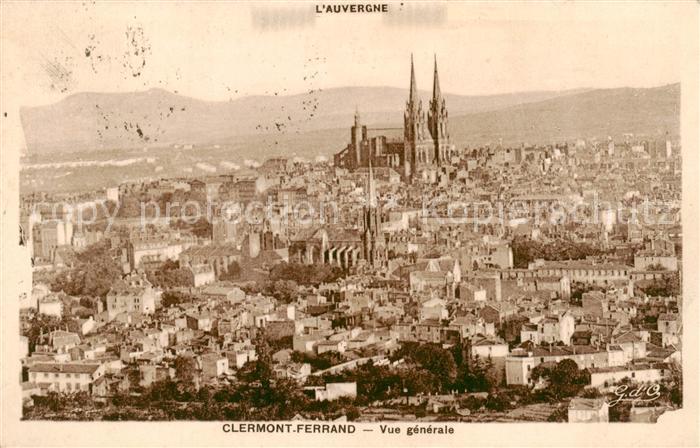 Clermont 63-Ferrand Vue generale aerienne