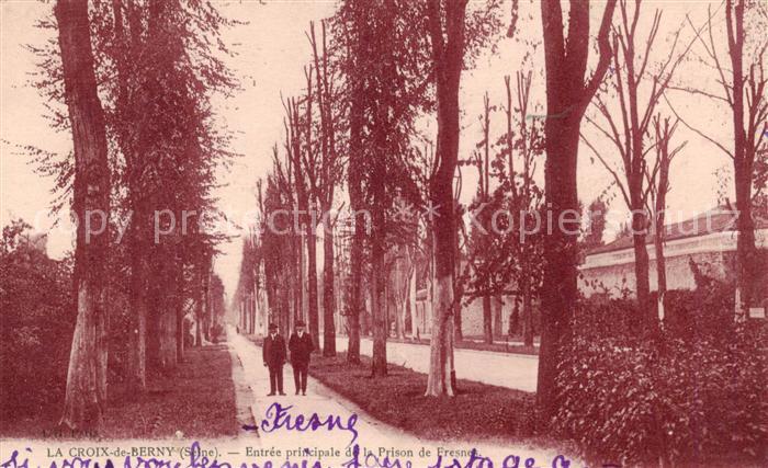 La Croix-de-Berny 92 Hauts-de-Seine Entree principale a la Prison de Fresned