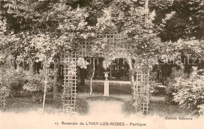 L Hay-les-Roses 94 Roseraie Portique