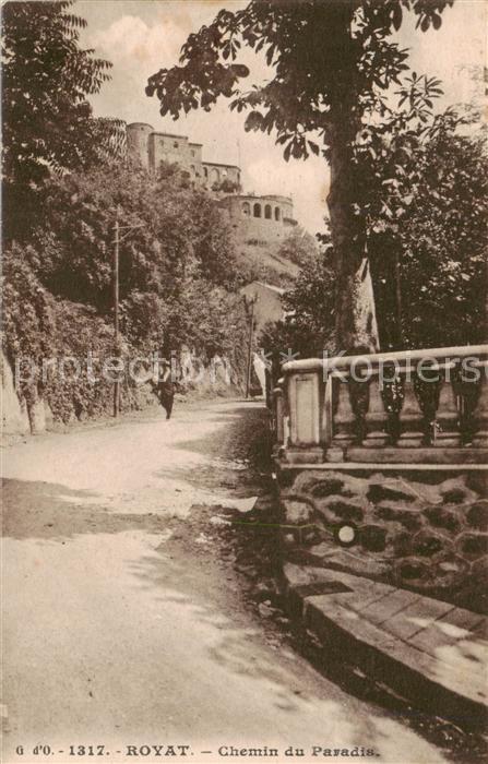 Royat 63-les-Bains Chemin du Paradis
