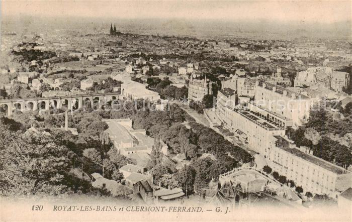 Royat 63-les-Bains et Clermont Ferrand