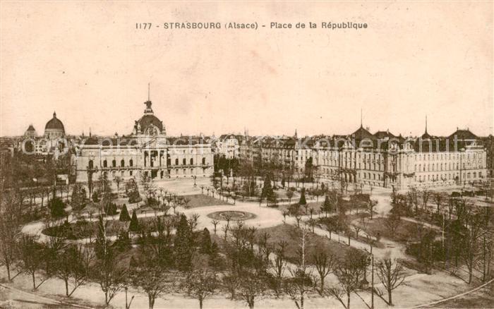 Strasbourg 67 Alsace Place de la Republique