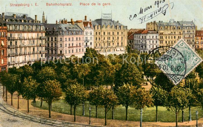 Strassburg Elsass Bahnhofsplatz