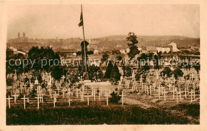 Verdun  55 Meuse Cimetiere Militaire du Faubourg Pave le plus Important de la re