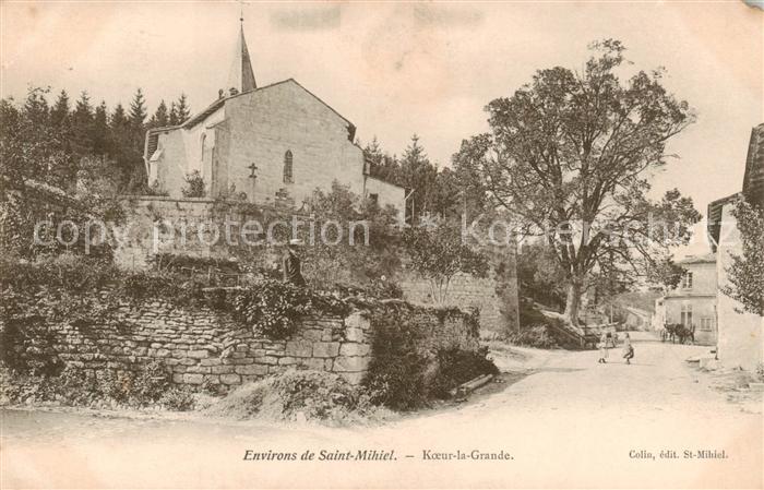 Koeur-la-Grande Vue partielle avec l Eglise