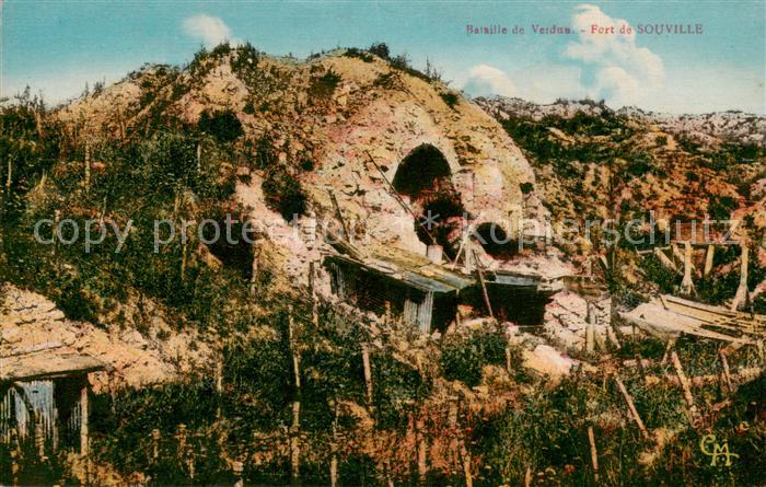 Verdun  55 Meuse Fort de Souville Bataille de Verdun