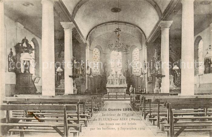 Fleury-sur-Aire Intérieur de l Eglise