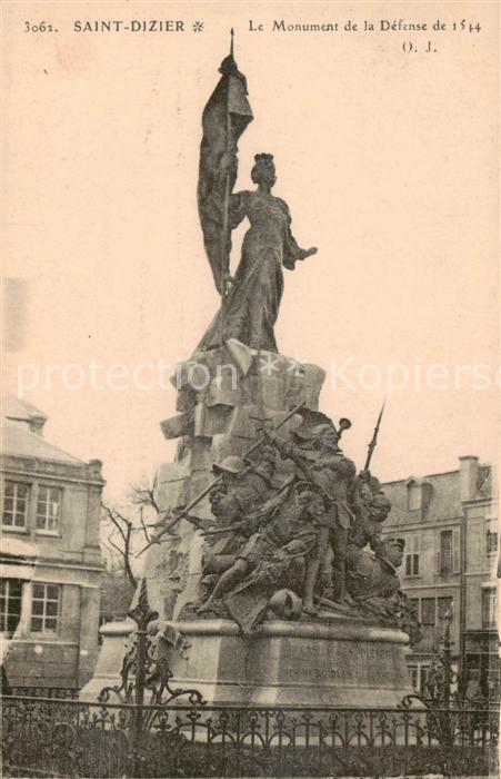 Saint-Dizier Haute-Marne Monument de la Défense de 1544