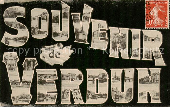 Verdun  55 Meuse Souvenir de la ville
