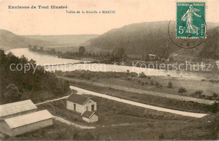 Maron 54 Meurthe-et-Moselle Vue panoramique de la Moselle