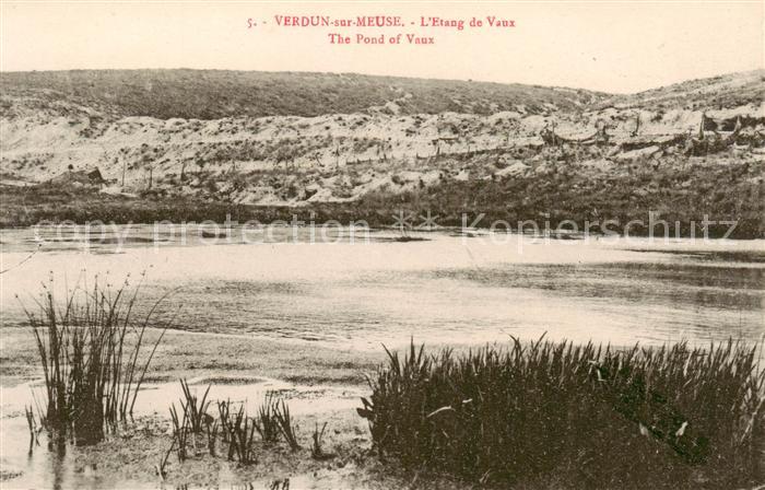 Verdun  55 Meuse Etang de Vaux