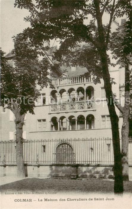 Colmar 68 La Maison des Chevaliers de Saint Jean