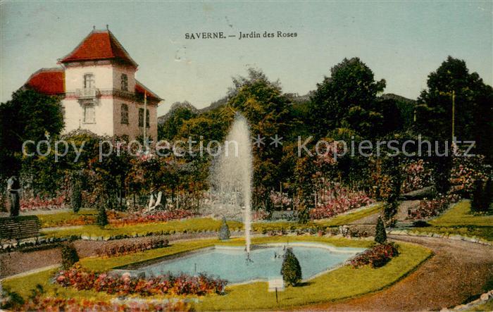 Saverne Bas Rhin Alsace Jardin des Roses
