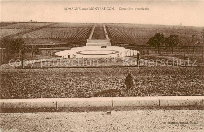 Romagne-sous-Montfaucon 55 Meuse Cimetière américain