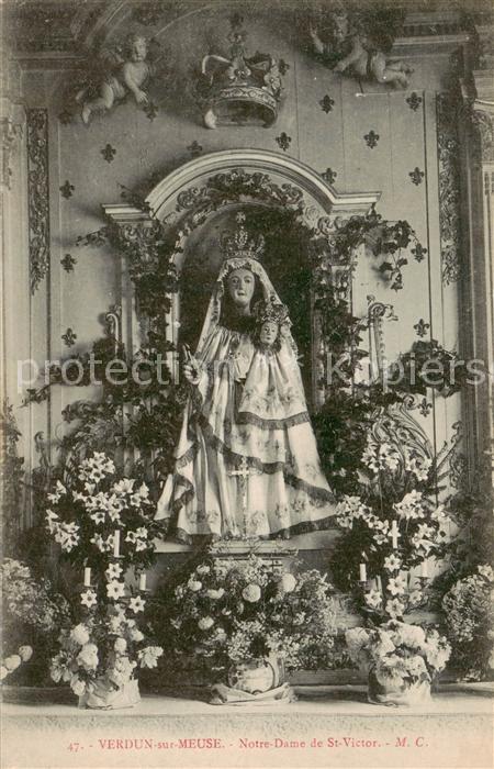 Verdun  55 Meuse Notre Dame de Saint Victor