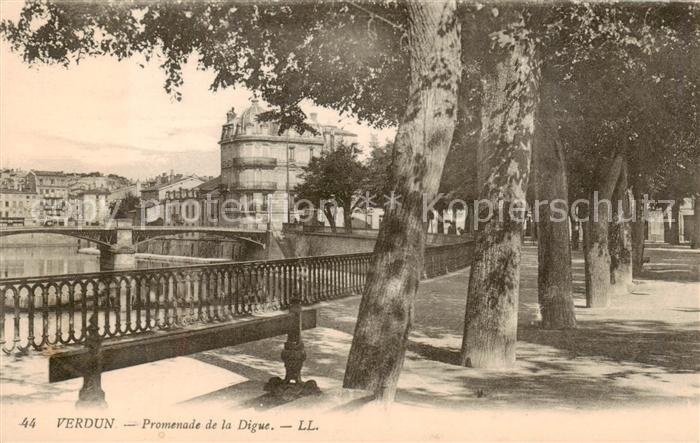 Verdun  55 Meuse Promenade de la Digue