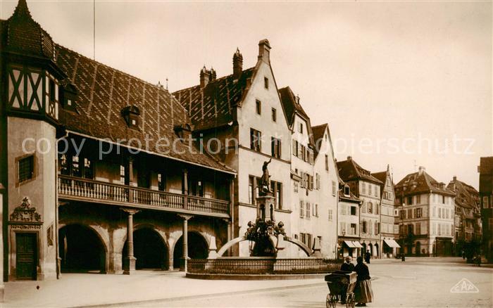 Colmar 68 Ancienne Douane et Fontaine Schwendi