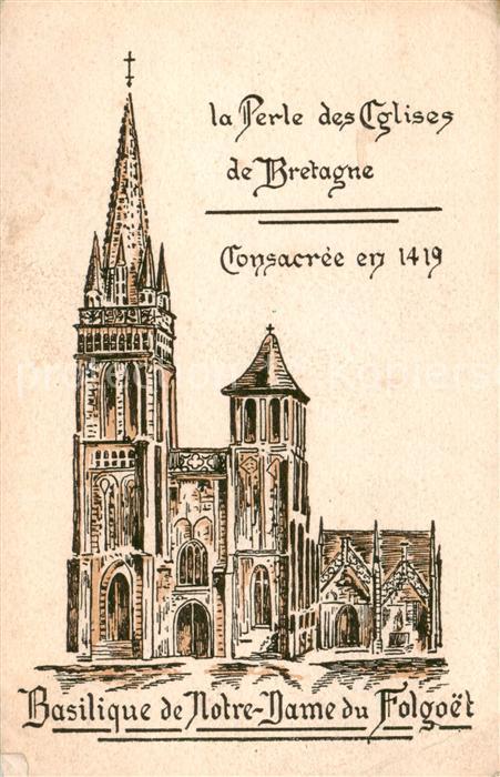 Folgoet Le 29 Finistere Basilique de Notre Dame Consacree en 1419