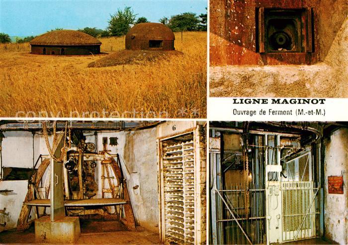 Fermont Montigny-sur-Chiers 54 Meurthe-et-Moselle Ligne Maginot Ouvrage de Fermo