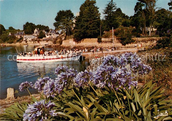Ile-de-Brehat 22 Cotes-d Armor Ile des fleurs et des rochers roses Le debarcader
