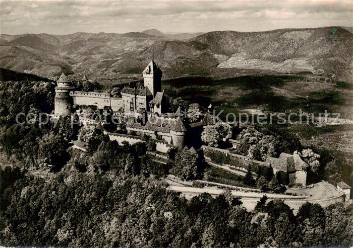 Haut-Koenigsbourg Hohkoenigsburg Le Chateau Vue aerienne