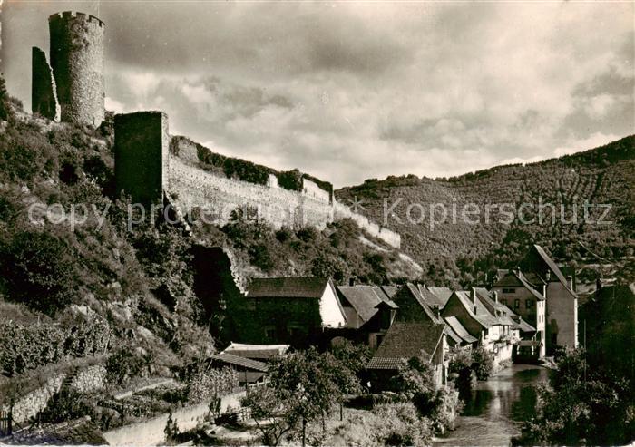 Kaysersberg Haut Rhin Ruines du Chateau et Enceinte