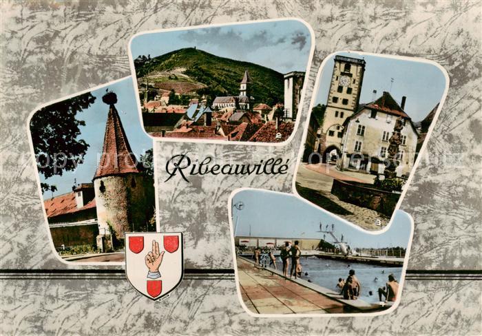 Ribeauville Haut Rhin Alsace 68 Vues partielles de la ville Centre Fontaine Egli