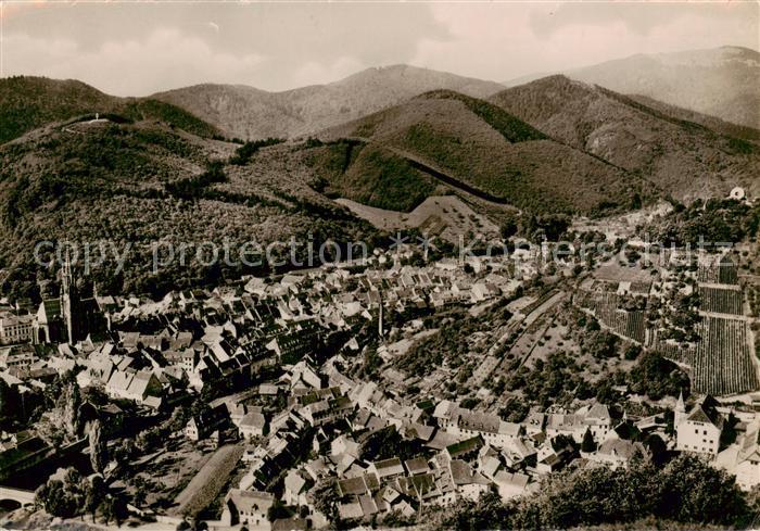 Thann  68 Alsace Vue Generale et les Vosges