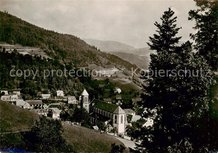 Orbey Haut Rhin Vue panoramique Quartier de l Eglise