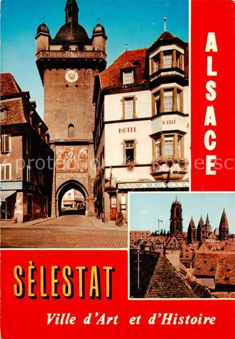 Selestat 67 Schlettstast Vieille ville Hôtel Tour Eglise Ville d Art et d Histoi