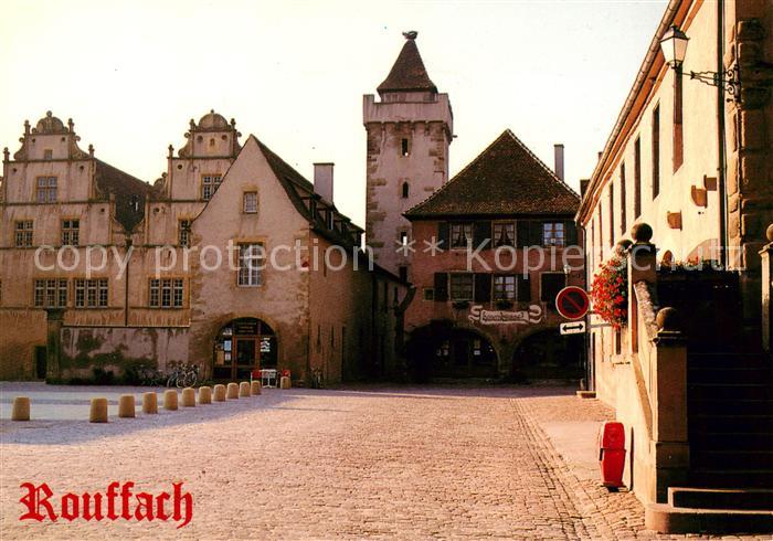 Rouffach Place de la République Halle au blé Tour des Sorcières Ancien Hôtel de