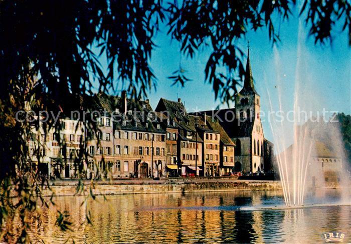 Strasbourg 67 Alsace Ill Quai des pêcheurs Eglise Saint Guillaume