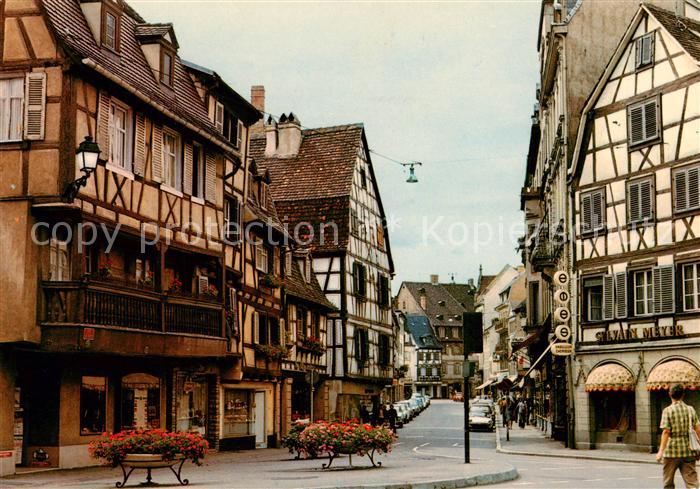 Colmar 68 Rue des Têtes Kopfhausgasse Fachwerkhaeuser Altstadt