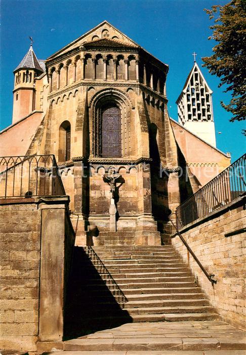 Pfaffenheim Haut Rhin Alsace Eglise paroissiale avec son coeur roman Monument Hi