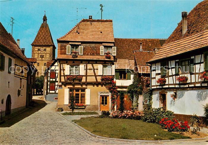 Bergheim 68 Alsace Place du Marché vieilles maisons Tour Marktplatz Stadttor 13.